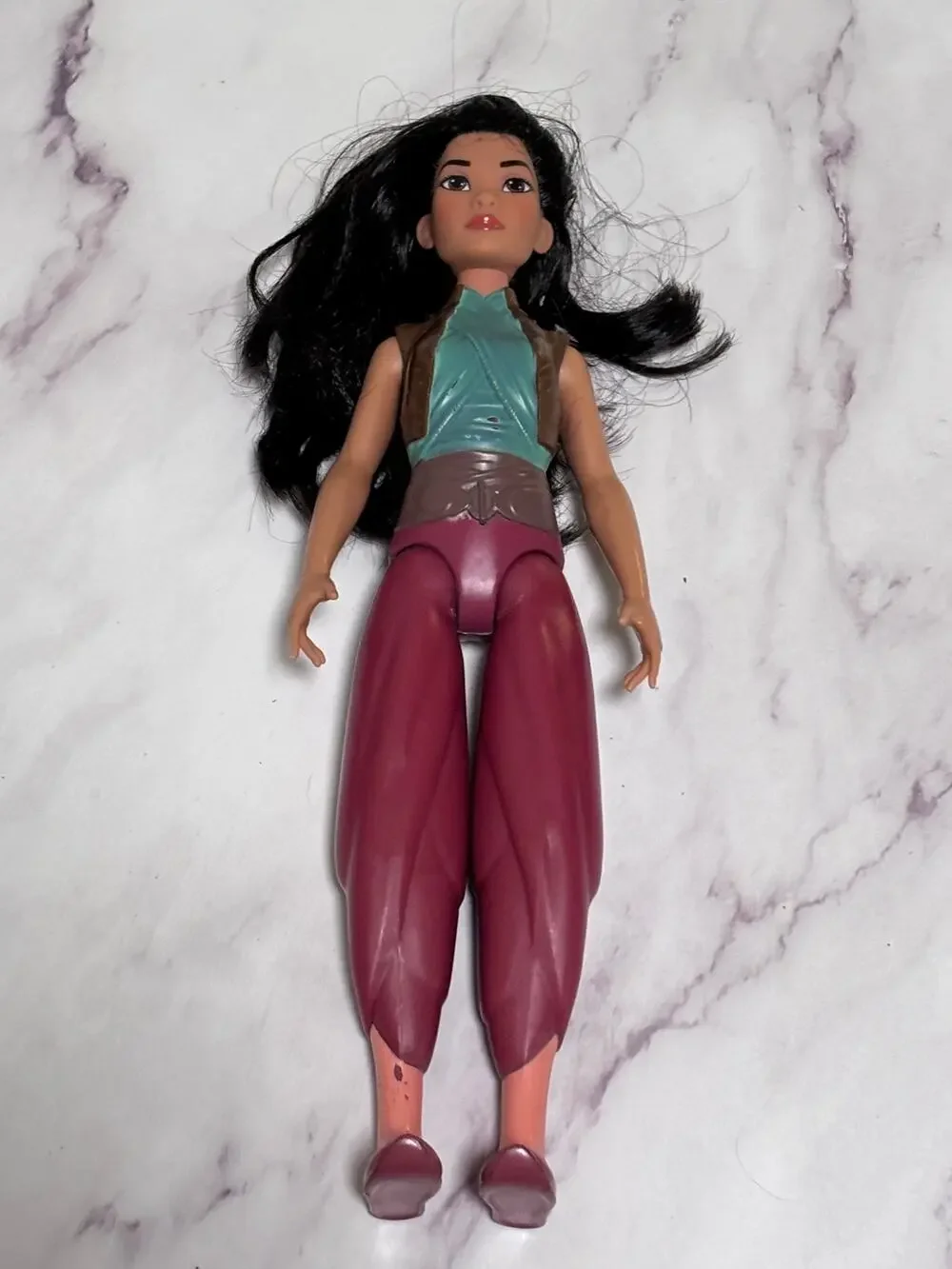 2021 Hasbro Disney Raya Last Dragon Splash Doll Action Figure 11” Brunette